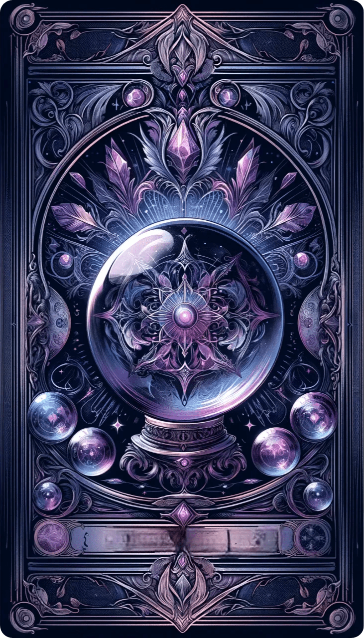 Back of the tarot card